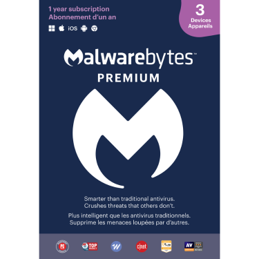 Malwarebytes Premium 3-Device 1-Year BIL PC/MAC/Android/iOS