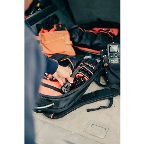 Tempo PA9000 Pro-Tool Backpack with 40-Pockets, Support 200 lbs, 17\\" Separate Laptop Pocket