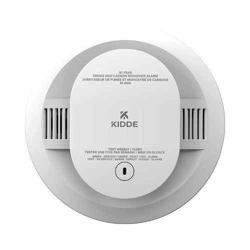Kidde 21031518 30CUD10 Series Smoke and CO Alarm, 10-Year Battery Powered, Voice Alerts, White