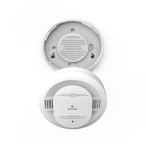 Kidde 21031518 30CUD10 Series Smoke and CO Alarm, 10-Year Battery Powered, Voice Alerts, White