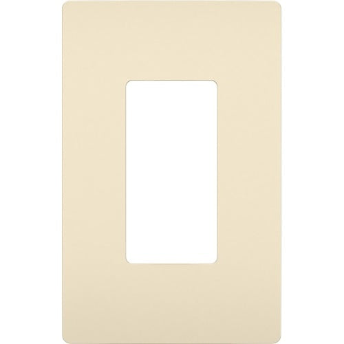 Pass & Seymour RWP26LA radiant 1-Gang Screwless Wall Plate, Light Almond
