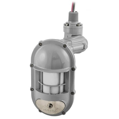 Hubbell AHP1600WRP MAXX Series Wall-Mount PIR Occupancy Sensor with Photocell, IP66, Gray