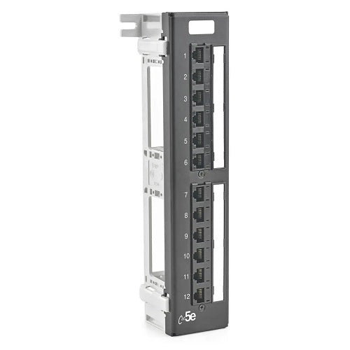 Hubbell HP5E12 12-Port CAT5e Network Patch Panel