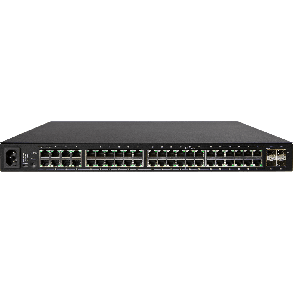Araknis Networks 420 Series L3 Managed Partial Multi-gig Switch with Full PoE | 44 Plus 4 Rear Ports