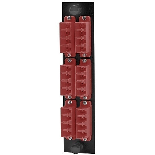 Hubbell FSPNLCQS6R Fiber Optic Patch Panel