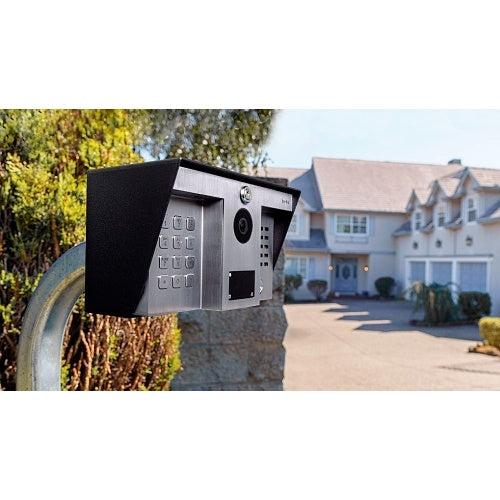 DoorBird 423866720 IP Video Intercom for DoorKing 1812 Classic and Plus, Flush / Surface Mount, Brushed Stainless Steel V2A