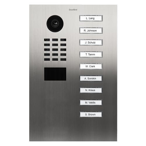 DoorBird D9-14-BACKBOX-SSV2A Flush Mount Housing Backbox, Stainless Steel