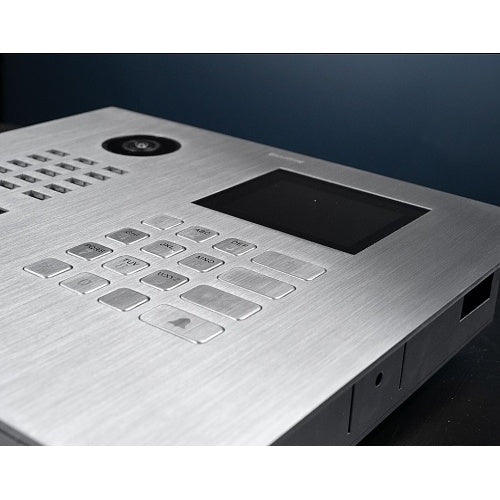 DoorBird 423870871 D21DKH IP Video Intercom with Keypad and Display Module, Stainless Steel V2A
