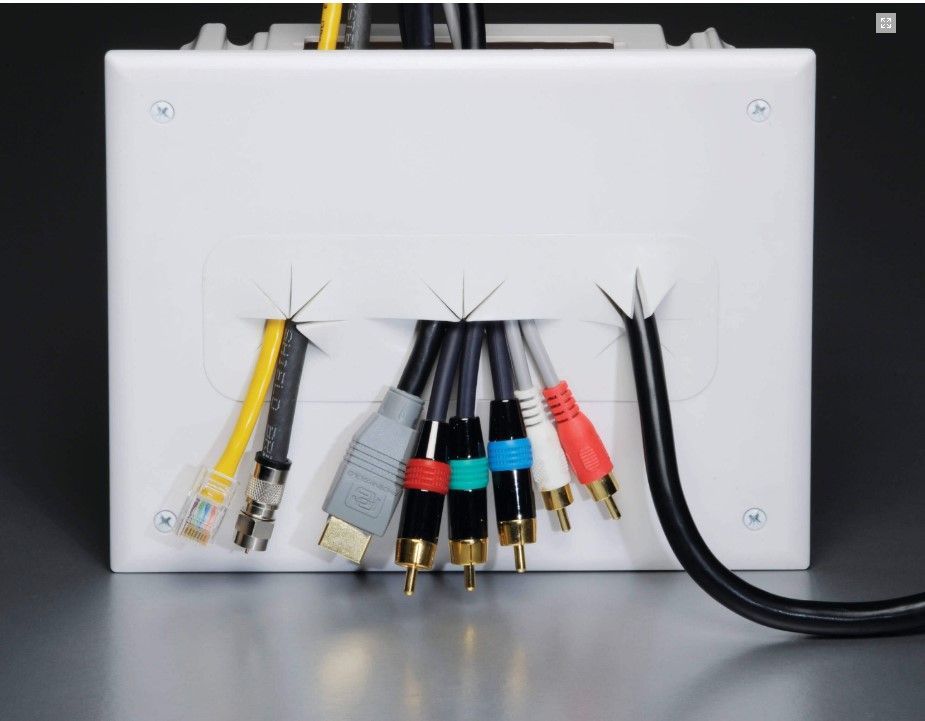Recessed Media Box, White