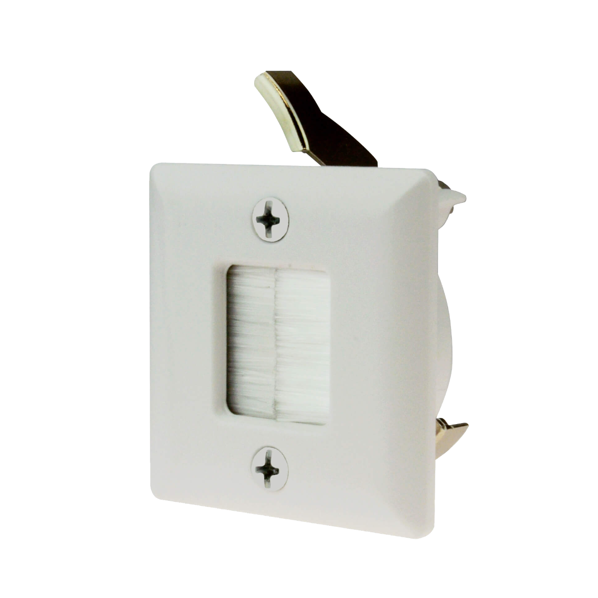 Hole Saw Brush Plate, White