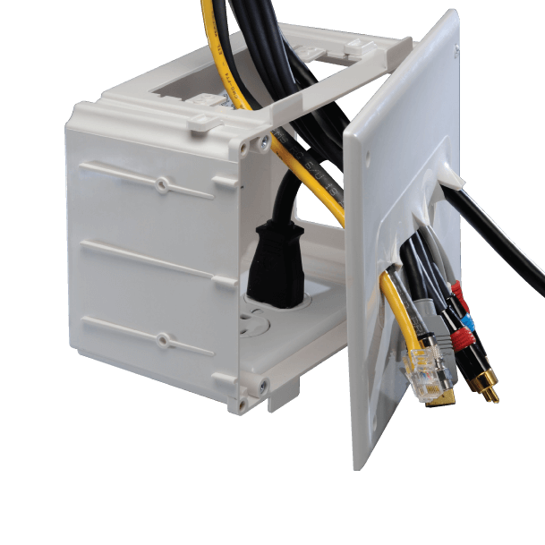 Recessed Media Box, White