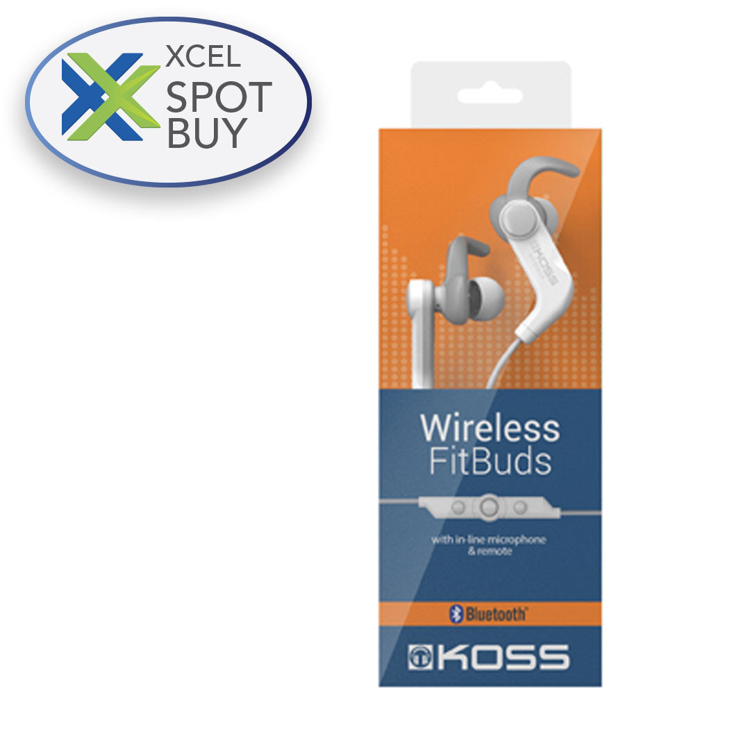 Koss Earbud Bluetooth FitBud BT1901i with Mic & Remote White