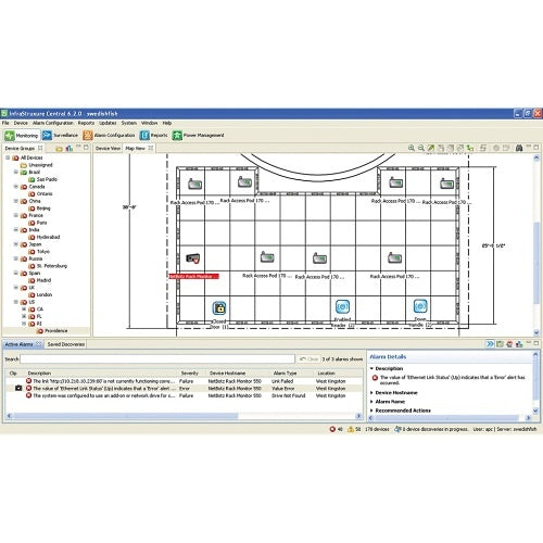 APC AP9475 EcoStruxure IT Data Center Expert, Enterprise, up to 4025 devices, up to 250 Surveillance Cameras, Remote Monitoring, Management