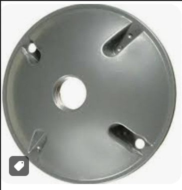 VISTA WEATHERPROOF METAL COVER W/GASKET -GREY