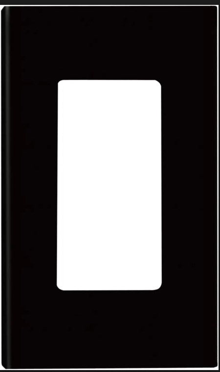 LT-1G DECORA PLATE SCREWLESS- BLK
