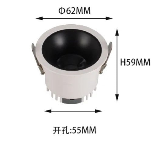 2 DESIGNER SERIES POT LIGHT NARROW BEAM(W/SB/MB/S/SS)