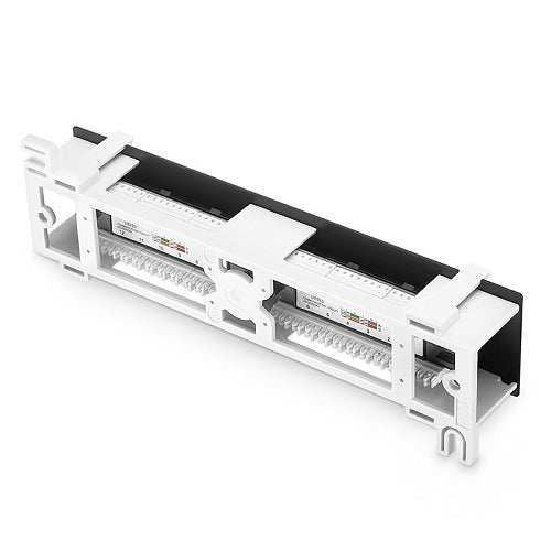 Signamax 12U-M89 12-Port Wall-Mount Mini Patch Panel with 89D Bracket