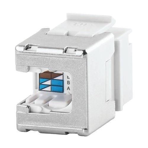 Signamax KJ458MT25-C6C CAT6 MT-Series Keystone Jack, T568A/B Wiring, Light Ivory, 25-Pack