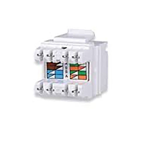 Signamax Category 6 Mt-Series Keystone Jack, T568a/B Wiring, Blue, 25-Pack