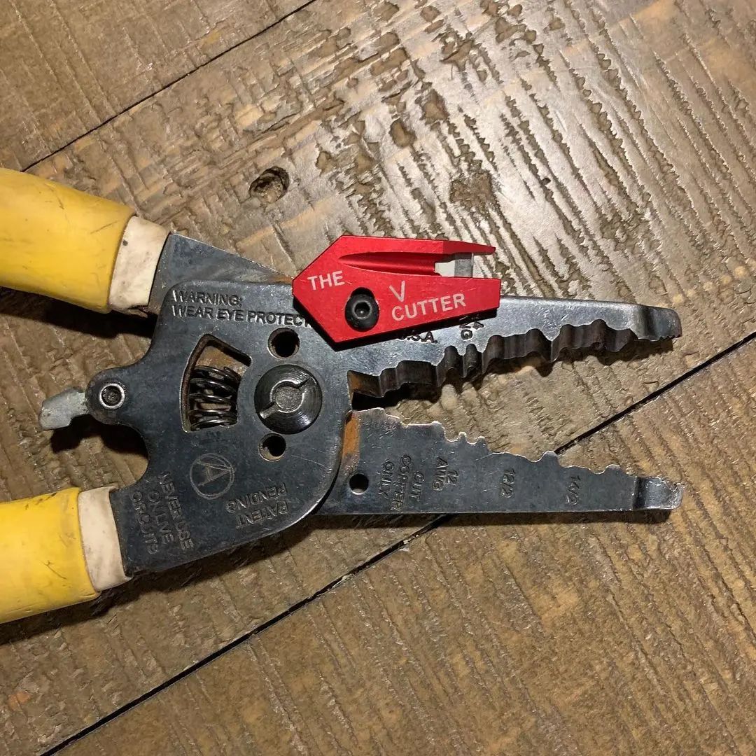 V-Cutter (Knife Attachment For Wire Strippers)