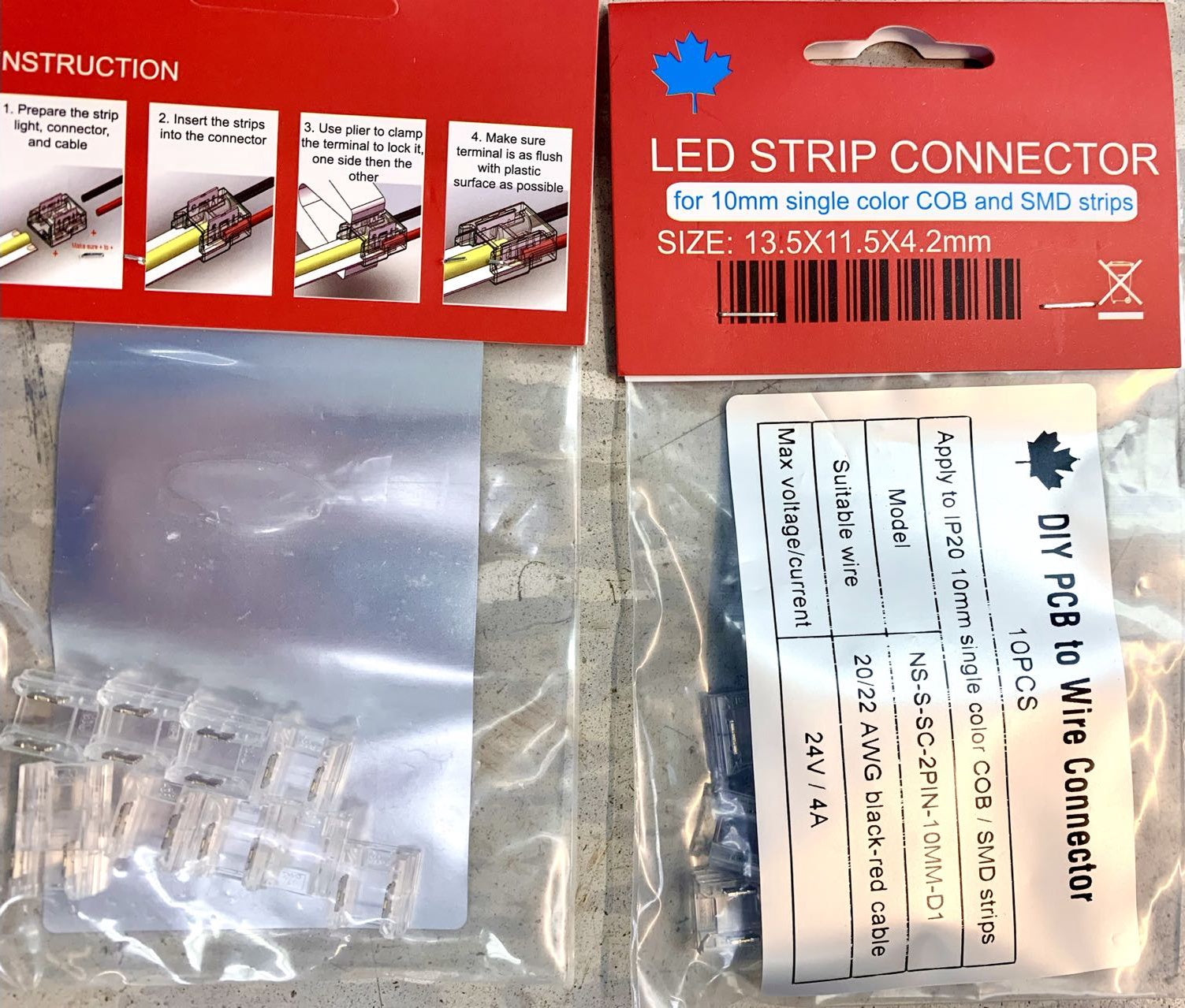 STRIP TO WIRE CONNECTOR 10MM C&C-2220