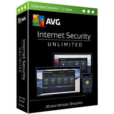 AVG Internet Security Unlimited Devices (10-Device Maximum) 2-Year BIL PC/Mac/Android