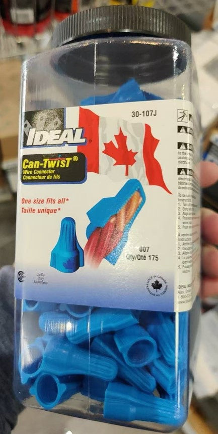 IDEAL CAN-TWIST WIRE CONNECTORS 175/JAR