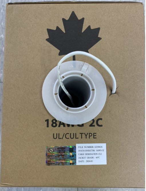 WIRE 18/2 500F FT4
