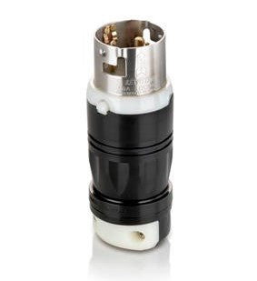 LT- BLACK & WHITE LOCKING PLUG 50A 250V INDUSTRIAL GRADE, CS8265C