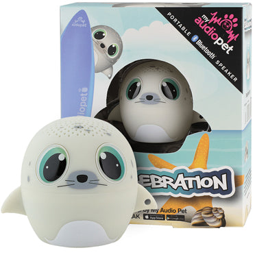 My Audio Pet Speaker Bluetooth Seal - SEALebration TWS & Lanyard Included 3 Watts Built in Mic Selfie Remote
