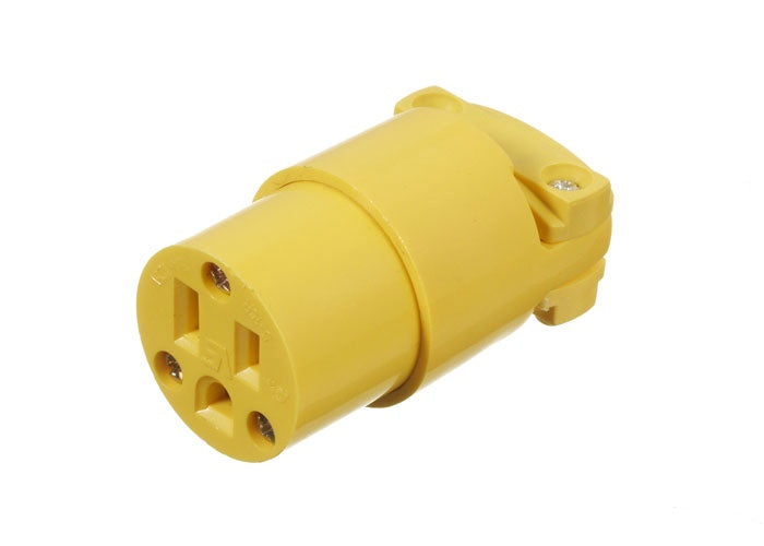 VISTA 15A 125V CONNECTOR-YELLOW 3-WIRE