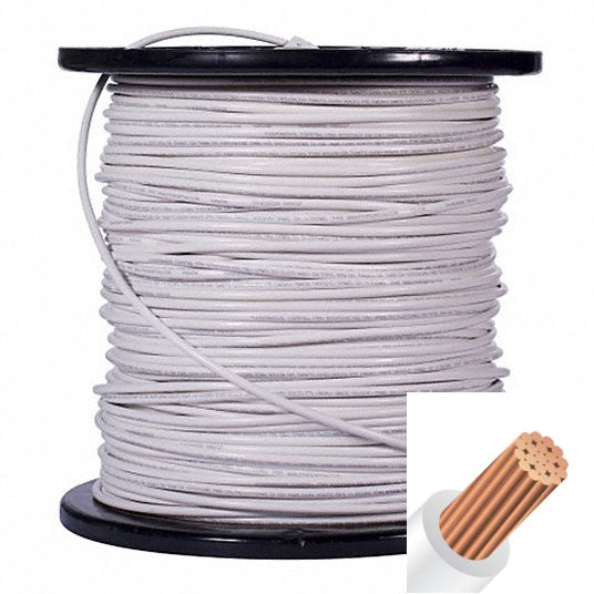 WIRE T90 #12 STR 300M - WHT