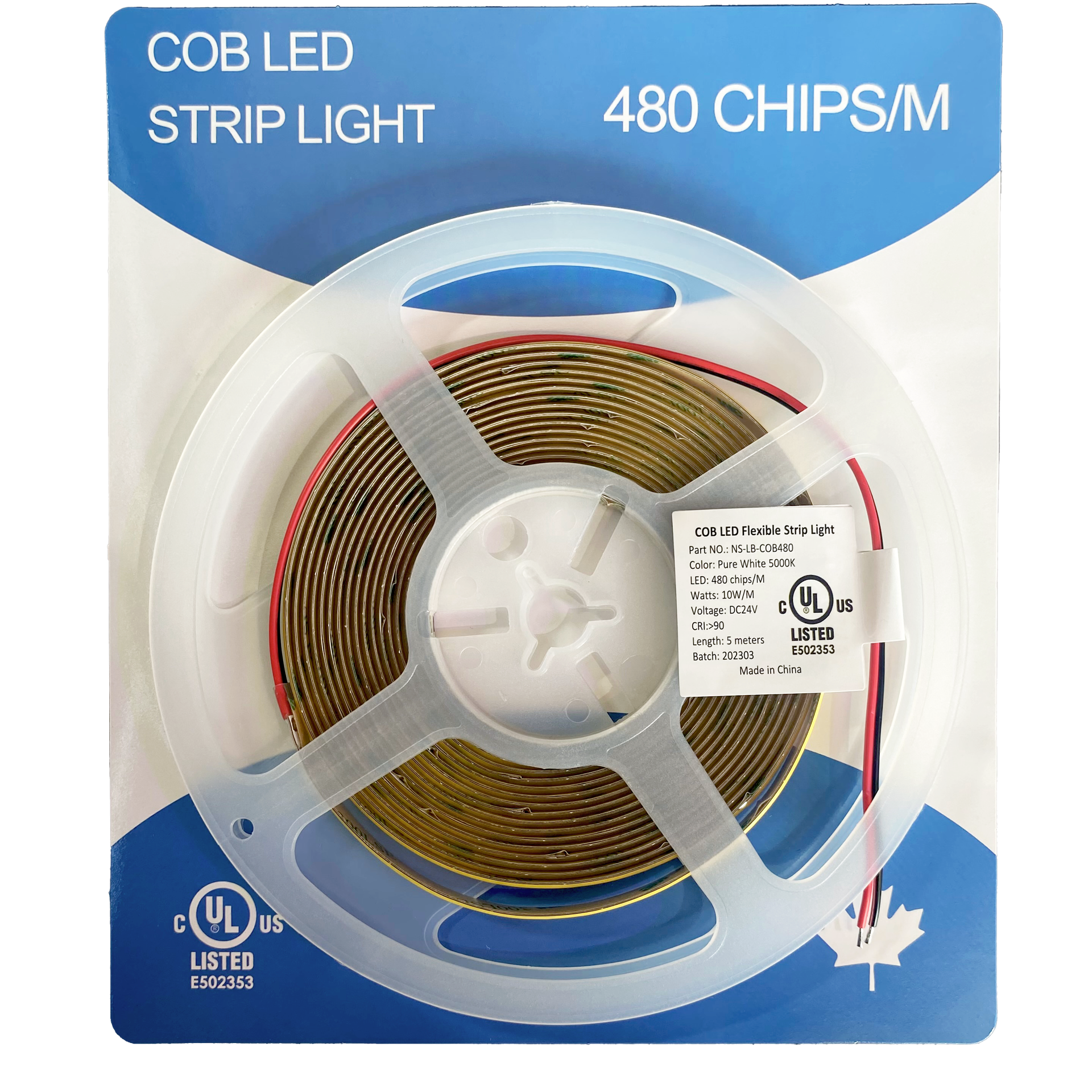 COB STRIP 5000K 5M