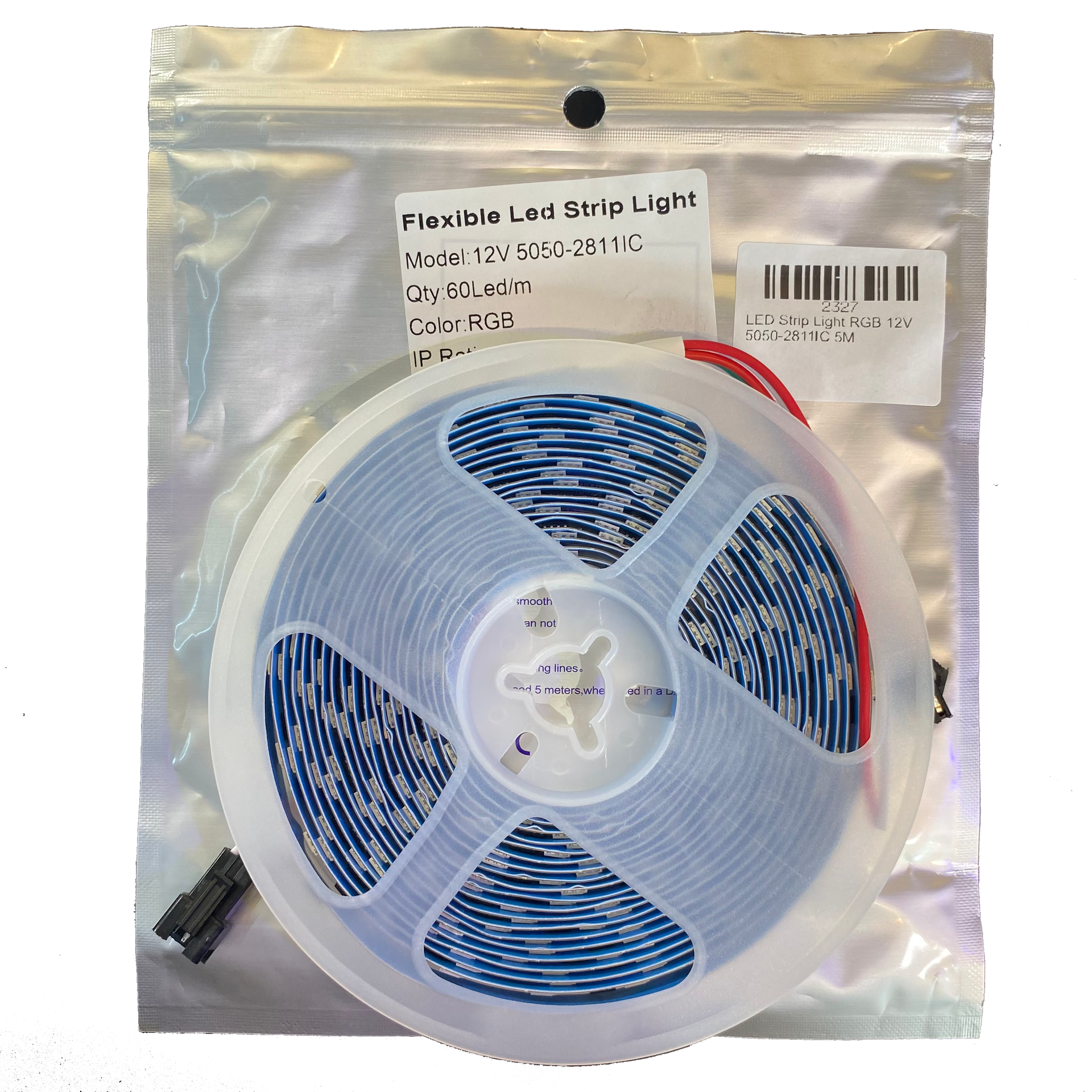 LED STRIP LIGHT RGB 12V 5050-2811IC 5M