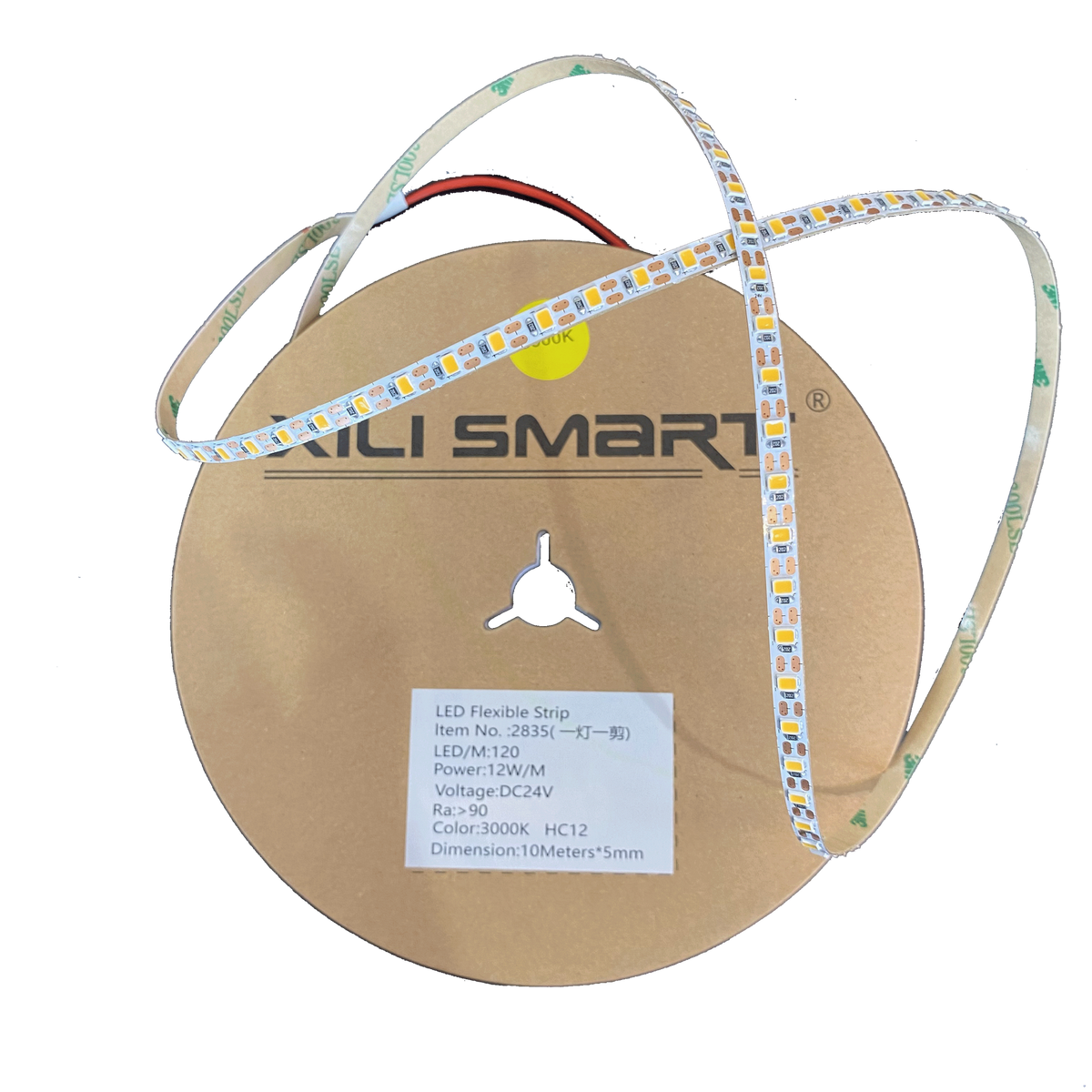 XILI 2835-24V-5MM-12W/M 3000K 10M