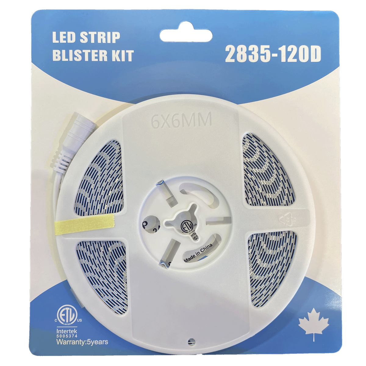 2835-24V-5MM-12W/M 4000K 10M(SINGLE CUTTABLE)