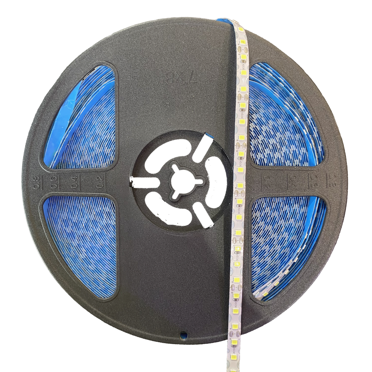 LED STRIP 2835-24V-6MM-7.2W/M 10000K 20M S SHAPE