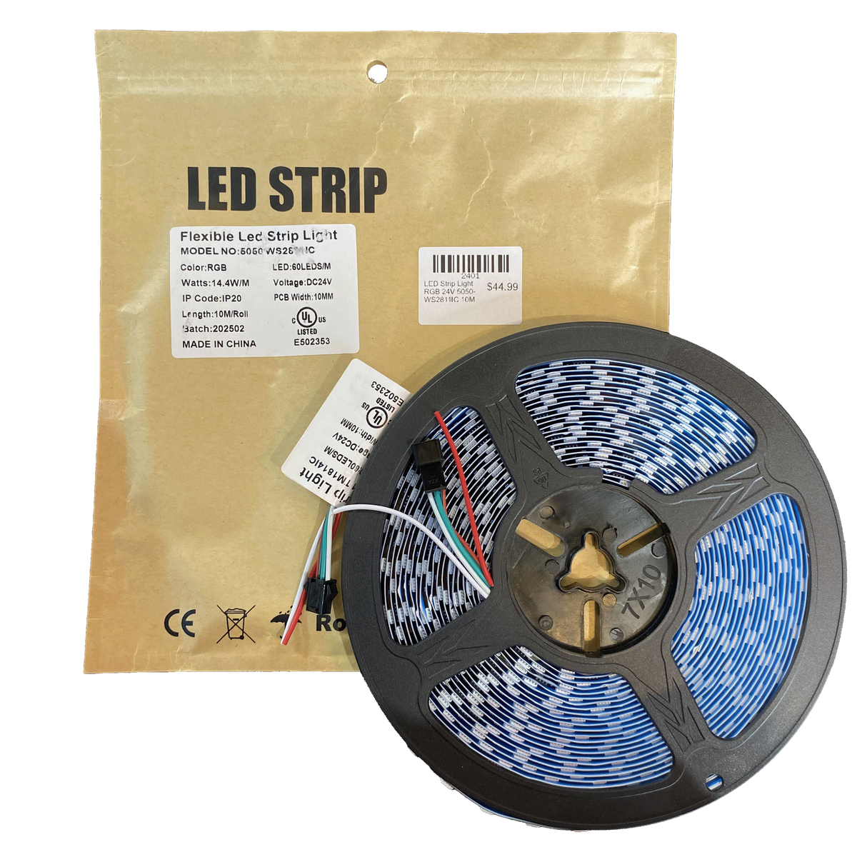 LED STRIP LIGHT RGBWW 24V 5050-WS2811IC 10M