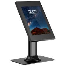 Mount-It! iPad Countertop Stand Anti-Theft Lockable iPad 10.9 10.2 Pro 11 Air Models - Black