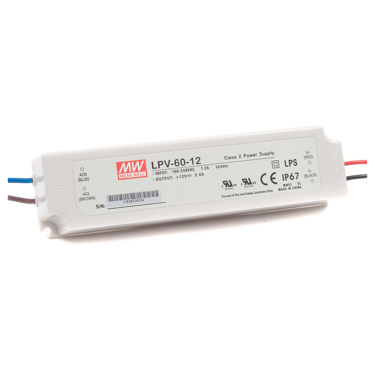 MW DRIVER LPV-60-12