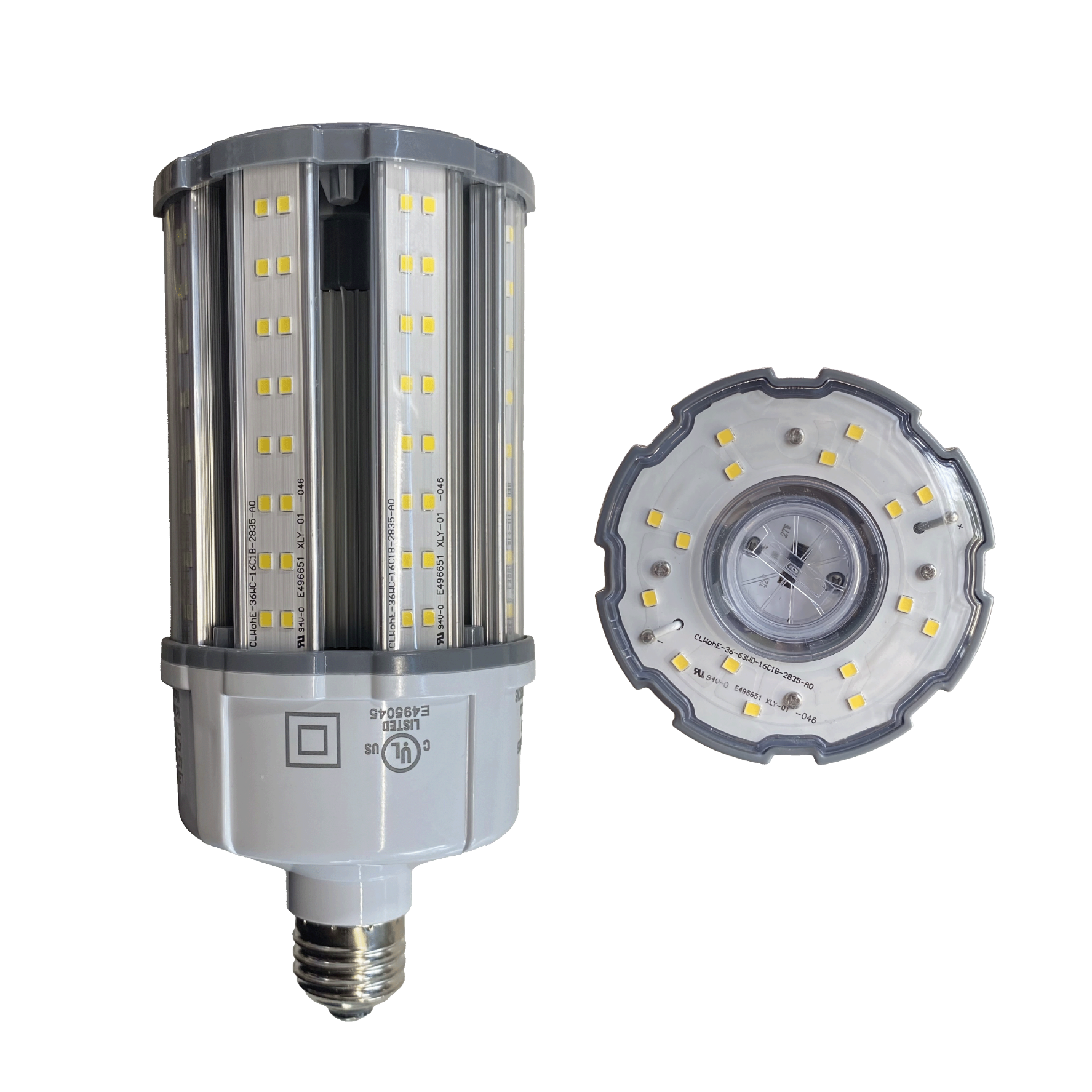 LED CORN LIGHT 27W-18W-12W E26 5000K 120-347V