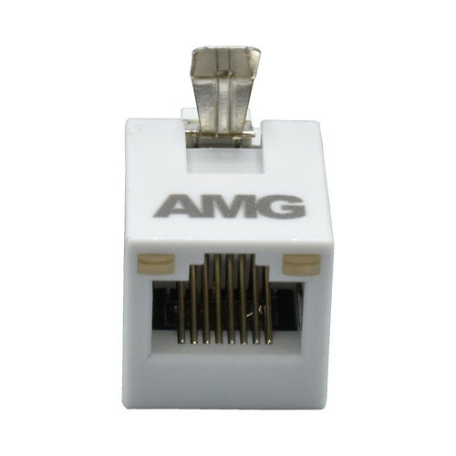 AMG Systems AMG110M-1G-SP Industrial In-Line PoE Surge Protector, 65W PoE Support, In-Line