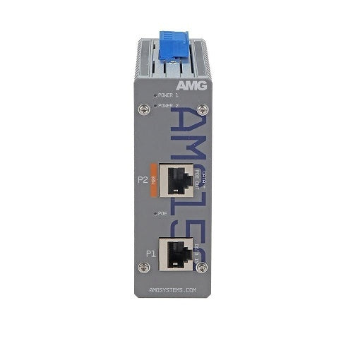 AMG Systems AMG150-1GAT-P30 Industrial 1-Port PoE Injector, DIN Rail / Wall Mount