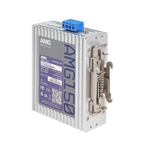 AMG Systems AMG150-1GBT-P90 Industrial 1-Port PoE Injector, DIN Rail / Wall Mount