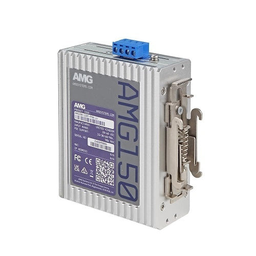 AMG Systems AMG150-1GBT-P90-LV Industrial 1-Port PoE Injector, DIN Rail / Wall Mount