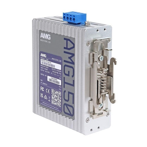 AMG Systems AMG150-1G-S60-PD Industrial 1-Port PoE Splitter, DIN Rail / Wall Mount