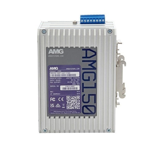 AMG Systems AMG150-2GBT-4GAT-P300 Industrial 6-Port PoE Injector, DIN Rail / Wall Mount
