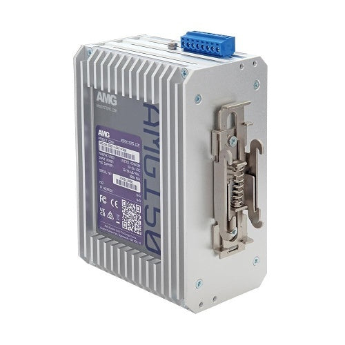AMG Systems AMG150-2GBT-4GAT-P300 Industrial 6-Port PoE Injector, DIN Rail / Wall Mount