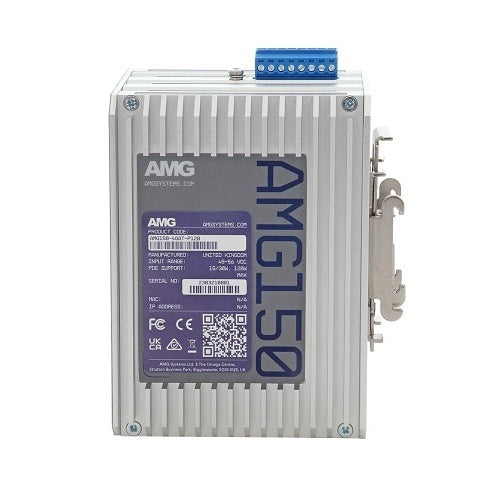 AMG Systems AMG150-4GAT-P120 Industrial 4-Port PoE Injector, DIN Rail / Wall Mount