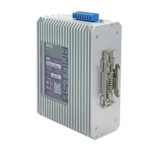 AMG Systems AMG150-4GBT-4GAT-P480 Industrial 8-Port PoE Injector, DIN Rail / Wall Mount